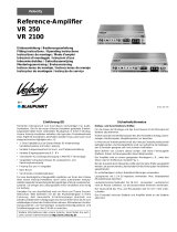 Blaupunkt vr 2100 velocity Owner's manual