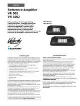 Blaupunkt vr 1002 velocity Owner's manual