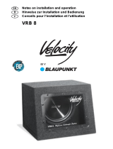 Blaupunkt VELOCITY VRB 8 Owner's manual