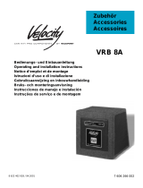 Blaupunkt VELOCITY VRB 8A Owner's manual