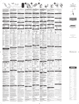 Bose AM3834075 User manual