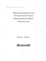 Brandt FP212XN1 Owner's manual