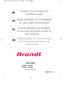 Brandt TV220BS1 Owner's manual