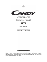 Candy CFU 195/1 E Owner's manual