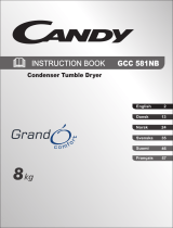 Candy GCC 581 NB-S Owner's manual