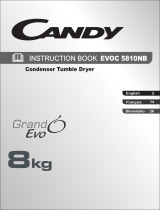 Candy EVOC 5810NB-S Owner's manual