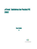 COMPUTER ASSOCIATES ETRUST ANTIVIRUS 2002 POUR POCKET PC Owner's manual