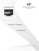 CONTINENTAL EDISON CE56SDV22P User manual
