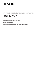 Denon DVD-757 User manual
