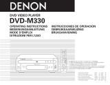 Denon DVD-M330 Owner's manual