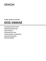 Denon DCD-2000AE User manual