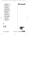 EINHELL BT-RH 1250 Owner's manual