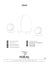 Focal Dôme Owner's manual