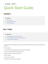 Juniper EX2200 Quick start guide