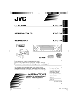 JVC KD-G110 Owner's manual