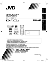 JVC CD Player KD-AVX22 User manual