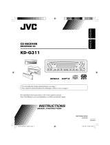JVC KD-G311 Owner's manual