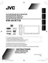 JVC KW-AVX710 - DVD Player With LCD Monitor User manual