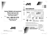 JVC KW-HDR81BT Owner's manual