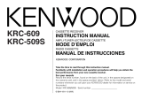 Kenwood KRC-509S Owner's manual