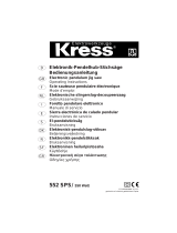 Kress 552 SPS Owner's manual