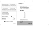 Hitachi WH 10DCL Handling Instructions Manual