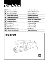 Makita BO3700 Owner's manual