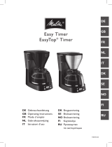 Melitta Easy Timer & EasyTop® Timer 1010 Owner's manual