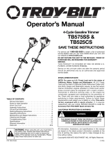 MTD TB525CS Owner's manual