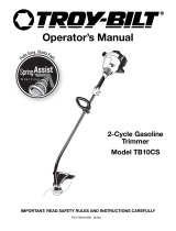 Troy-Bilt TB10CS Owner's manual
