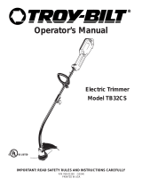 MTD TB32CS Owner's manual