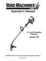 MTD Y28 Owner's manual