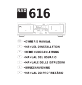 NAD 616 Owner's manual
