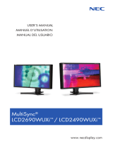 NEC LCD2690WUXI Owner's manual