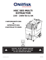 Nilfisk HSC585 Owner's manual