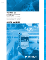 Omron VS mini J7 CIMR-J7AZ Owner's manual