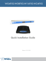 Wildix W04FXS Quick Installation Manual