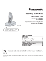 Panasonic KXTG1072FX User manual