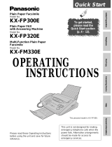 Panasonic KXFP330E Owner's manual