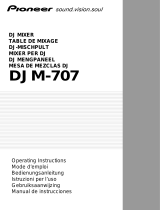 Pioneer DJM-707 Owner's manual