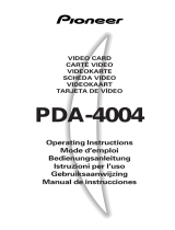 Pioneer PDA-4004 Owner's manual