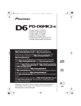 Pioneer PD-D6MK2-K Owner's manual