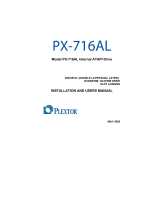 Plextor PX-716AL Owner's manual