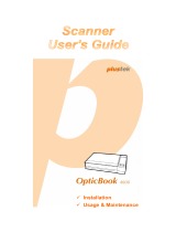 Plustek opticbook 4600 Owner's manual
