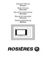 ROSIERES RSK 205 RB Owner's manual