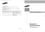 Samsung LN-S2738D Owner's manual