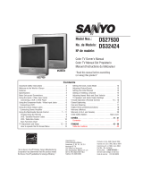 Sanyo DS27930, DS32424 User manual