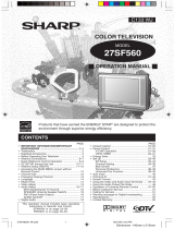 Sharp 27SF560 Operation Manual User manual