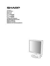 Sharp LL-T1520 Owner's manual