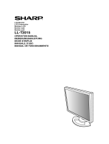 Sharp LL-T2015 Owner's manual